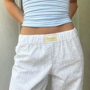 White pants - Small - Studio Seven Designs